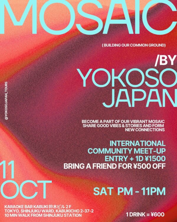 YOKOSO Community Event: Mosaic - Building our Common Ground